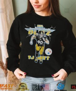 NFL Blitz Steelers TJ Watt shirt, Gift For Fans