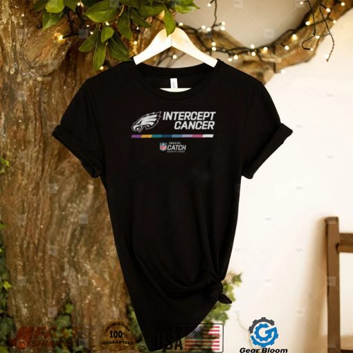 NFL Intercept Cancer Philadelphia Eagles Crucial Catch Breast Cancer T Shirt