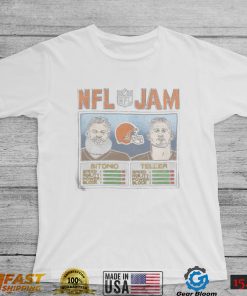 NFL Jam Cleveland Browns Bitonio And Teller shirt