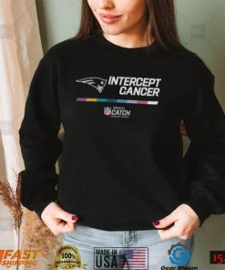 NFL Shop Patriots Merchandise New England Patriots 2022 NFL Crucial Catch Intercept Cancer Hoodie