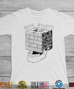 Castle face one large skull shirt