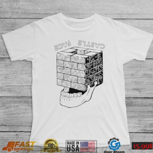 Castle face one large skull shirt