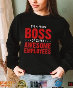 National Boss Day Shirts Employee Appreciation Office Cute T Shirt