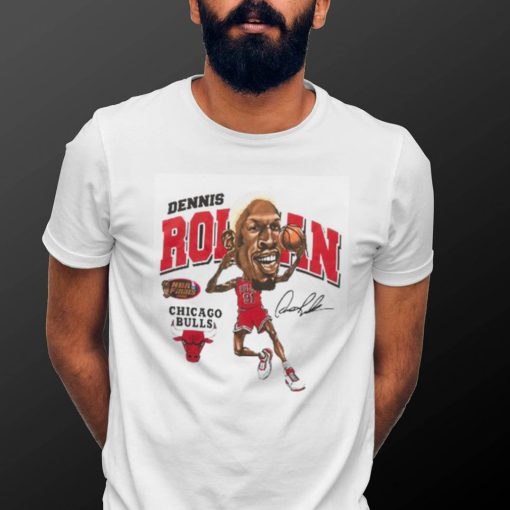 Ness Dennis Rodman Caricature T Shirt