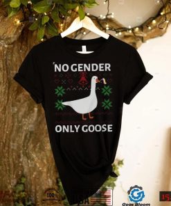 Nonbinary No Gender Only Goose Christmas Gift T Shirt