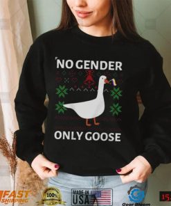 Nonbinary No Gender Only Goose Christmas Gift T Shirt