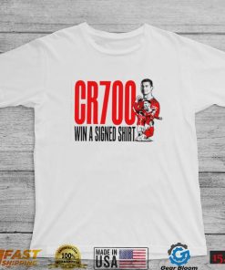 Cristiano Ronaldo CR700 win a signed shirt