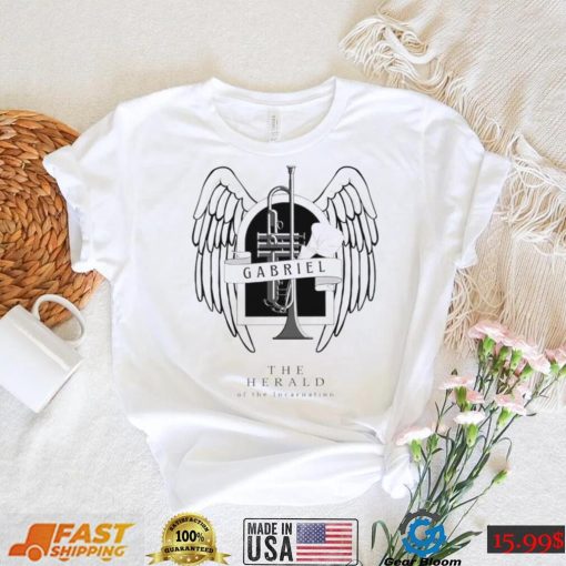 Saint Gabriel the Herald of the Incarnation logo shirt