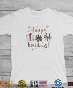 Happy Holidays Christmas T Shirt