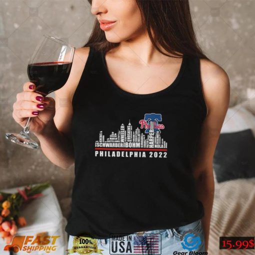 Official Philadelphia 2022 Philadelphia Phillies team city shirt