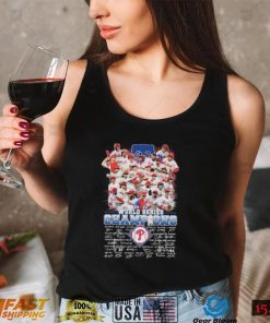 Official Philadelphia Phillies team 2022 World Series Champions signatures shirt