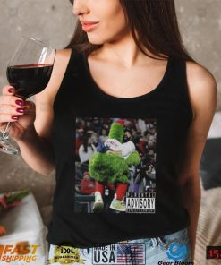 Official Phillie Phanatic Philadelphia Phillies Parental Advisory explicit content shirt