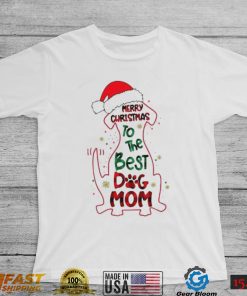 Official Santa Dachshund Merry Christmas to the best Dog Mom shirt