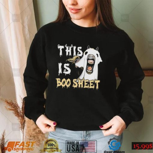 Official This Is Boo Sheet Horse Halloween 2022 shirt