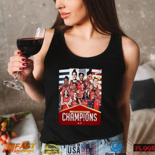 Official USA Basketball Are 2022 FIBA World Cup Champions Shirt