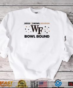 Official Wake Forest Football 2022 Bowl Season Wf Bowl Bound Shirt