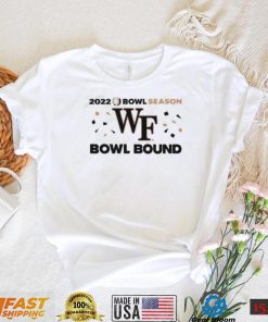 Official Wake Forest Football 2022 Bowl Season Wf Bowl Bound Shirt