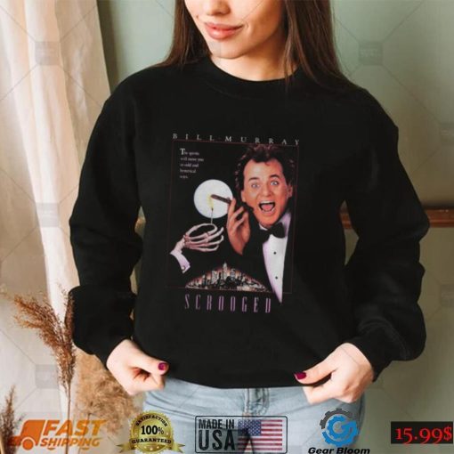 Old Movie Scrooged Bill Murray shirt