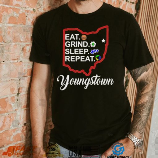 Original eat grind sleep repeat youngstown tim ryan tim ryan shirt