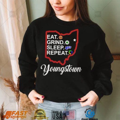 Original eat grind sleep repeat youngstown tim ryan tim ryan shirt