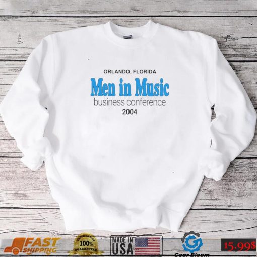 Orlando Florida Men In Music Business Conference 2004 Shirt