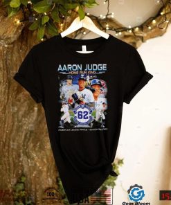 New York Yankees Aaron Judge home run King American League Single Season record 2022 signature shirt