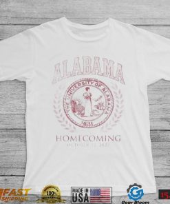 Official Alabama Homecoming October 22 2022 shirt