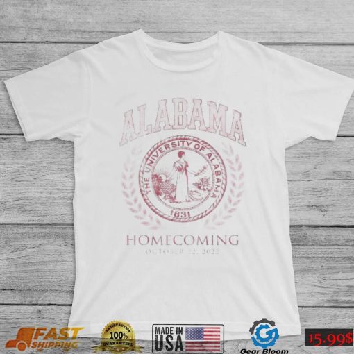 Official Alabama Homecoming October 22 2022 shirt