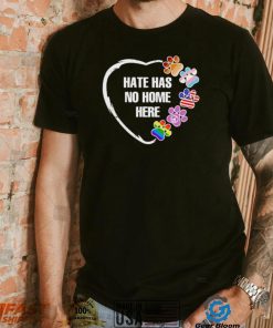 Peace LGBT paw hate has no home here shirt