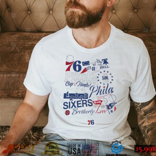 Philadelphia 76 let’s go Sixers Ring the Bell make some noise Brotherly Love shirt