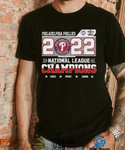 Philadelphia phillies 3x national league champions 2022 shirt