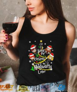 Harry Potter all I want for Christmas is my Hogwarts letter Christmas chibi 2022 shirt