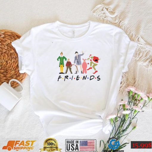 Christmas Character Friends Shirt, Winter Gift, Vintage Xmas Tee