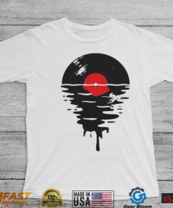 Melting Vinly Record Dj Music shirt