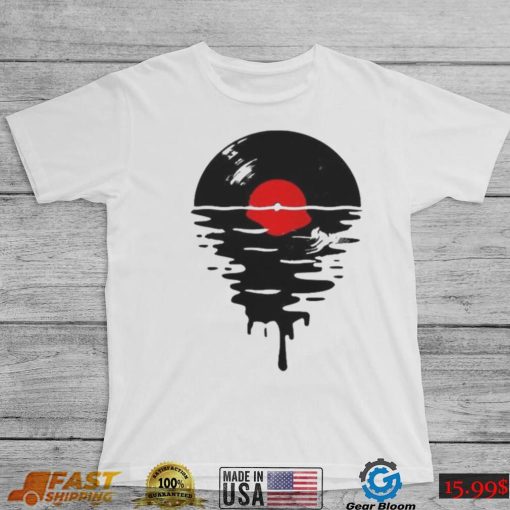 Melting Vinly Record Dj Music shirt