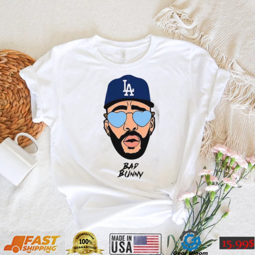 Bad Bunny Dodgers Shirt Los Angeles Dodgers MLB Shirtv