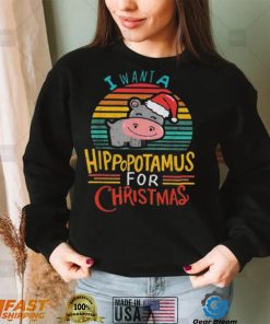 I want a hippopotamus for Christmas vintage shirt