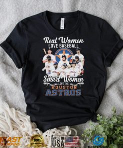 Real Women Love Baseball Smart Women Love The Houston Astros World Series 2022 Shirt