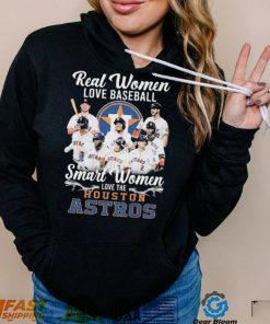 Real Women Love Baseball Smart Women Love The Houston Astros World Series 2022 Shirt