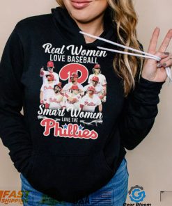 Real Women Love Baseball Smart Women Love The Philadelphia Phillies World Series 2022 Shirt