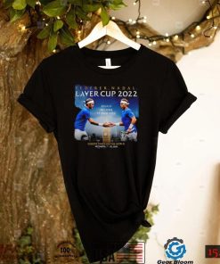 Roger Federer and Rafael Nadal Laver Cup 2022 Rivals become Teammates poster shirt