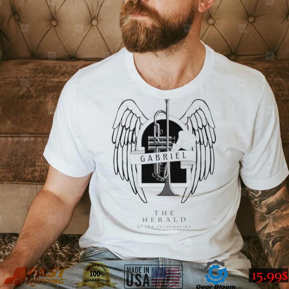 Saint Gabriel the Herald of the Incarnation logo shirt Saint Gabriel the Herald of the Incarnation logo shirt