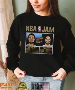 NBA Jam Cavs Mobley And Allen T Shirt