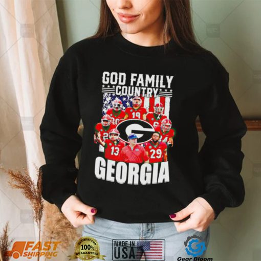 God family country Georgia Bulldogs American flag 2022 shirt