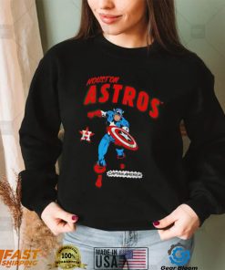 Houston Astros Captain America Marvel retro shirt