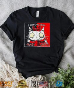 Satuwn Cat I have two sides crazy evil art shirt