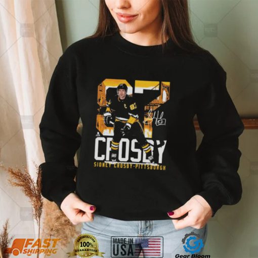 Sidney Crosby Pittsburgh Penguins Landmark Signature Shirt