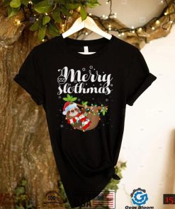 Sloth Xmas Lights Merry Slothmas Sloth Christmas New Design T Shirt