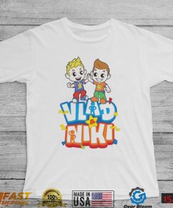 Colorful design vlad and nikI shirt