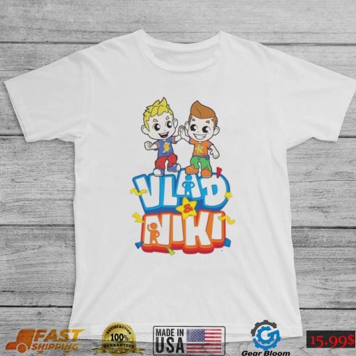 Colorful design vlad and nikI shirt